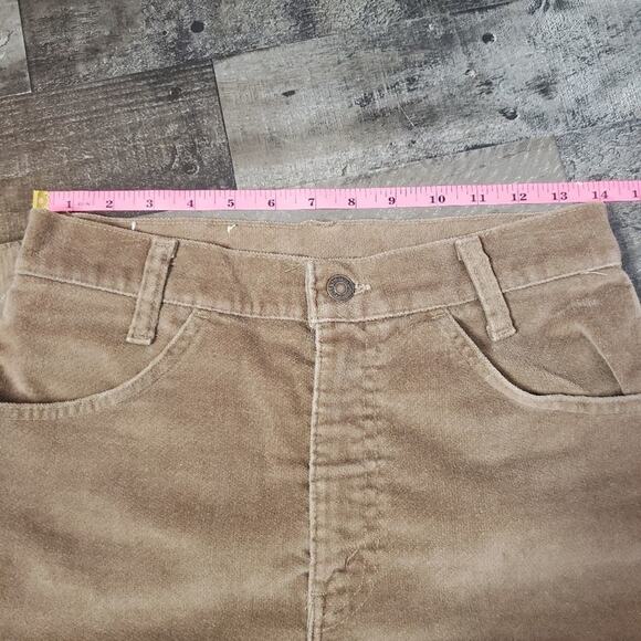 Vintage 1970s Velour 547 White Tab Levi's, size 30x35 (28x35) - Picture 11 of 13